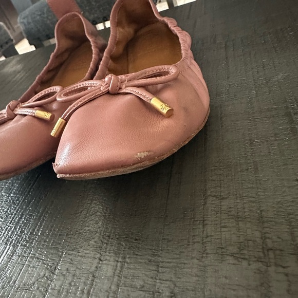 Tory Burch Pink Size 5 Ballet Flat Square Toe - Picture 8 of 12